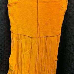 Vibrant Golden Yellow Women's Romper